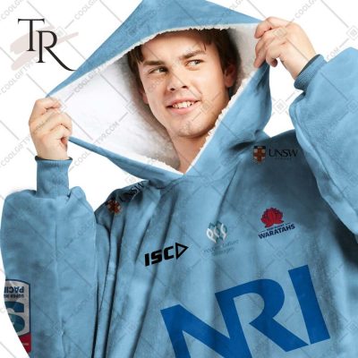 Personalized Super Rugby Waratahs Jersey Oodie, Flanket, Blanket Hoodie, Snuggie - soulcals
