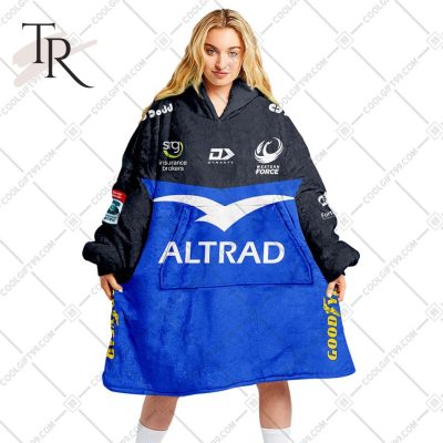 Personalized Super Rugby Western Force Jersey Oodie, Flanket, Blanket Hoodie, Snuggie - soulcals