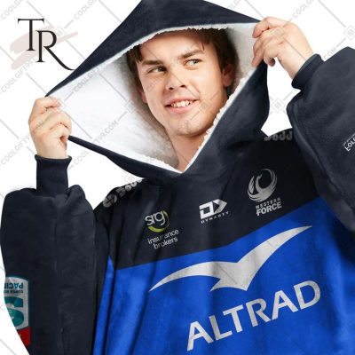 Personalized Super Rugby Western Force Jersey Oodie, Flanket, Blanket Hoodie, Snuggie - soulcals