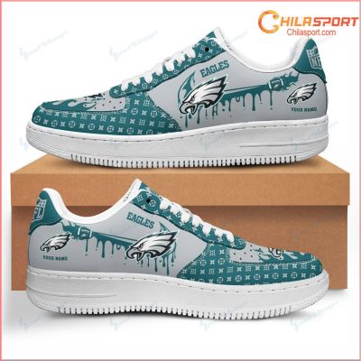 Philadelphia Eagles Air Force 1 Shoes Official Stylish Sneakers Great Gift Ideas - soulcals