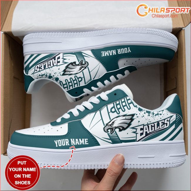 Philadelphia Eagles Custom AF1 Shoes Stylish Gift - soulcals