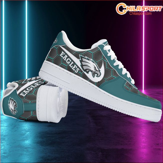 Philadelphia Eagles Custom AF1 Sneakers - soulcals