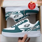 Philadelphia Eagles Custom Air Force 1 Sneakers For Fans - soulcals