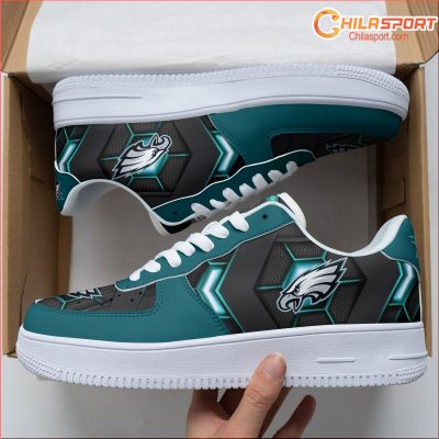 Philadelphia Eagles Custom Air Force One Sneakers - soulcals