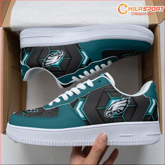 Philadelphia Eagles Custom Air Force One Sneakers - soulcals