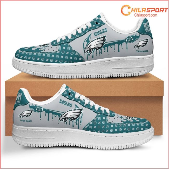 Philadelphia Eagles NFL Air Low Top AF1 Sneakers Shoes Stylish Gift For Fans - soulcals