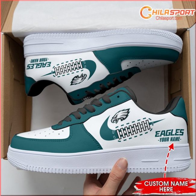 Philadelphia Eagles NFL Air Low Top AF1 Sneakers Stylish Gift Sale - soulcals