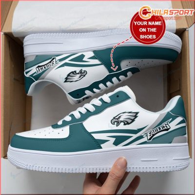 Philadelphia Eagles NFL Air Low Top AF1 Sneakers - Stylish Gift - soulcals