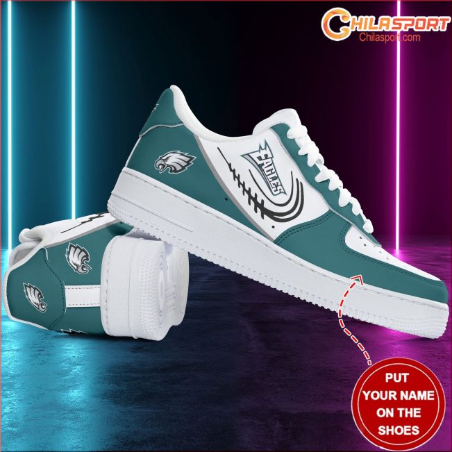 Philadelphia Eagles NFL Air Low Top AF1 Sneakers Stylish Trendy Shoes - soulcals