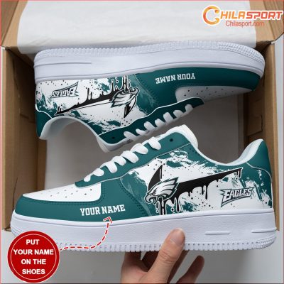 Philadelphia Eagles Personalized AF1 Stylish Shoes Fan Gift - soulcals