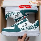 Philadelphia Eagles Personalized Air Force 1 Shoes Fan Gift Idea - soulcals