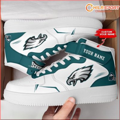 Philadelphia Eagles Personalized High Top Sneakers Unique Gift - soulcals
