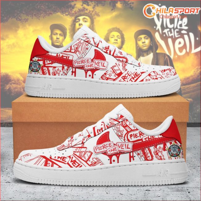 Pierce The Veil Air Low Top AF1 Sneakers Shoes Stylish Comfort For Men And Women - soulcals