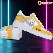 Pittsburgh Steelers AF1 Shoes Fan Gear Stylish Sneakers - soulcals