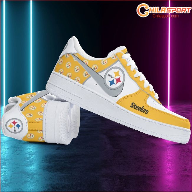 Pittsburgh Steelers AF1 Shoes Fan Gear Stylish Sneakers - soulcals
