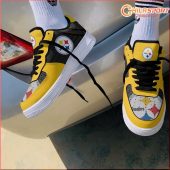 Pittsburgh Steelers AF1 Sneakers Stylish Fan Gear Footwear - soulcals