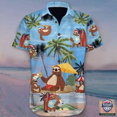 Sloth Beach Holiday Hawaiian Shirt Beach Short - Hot Sale 2025