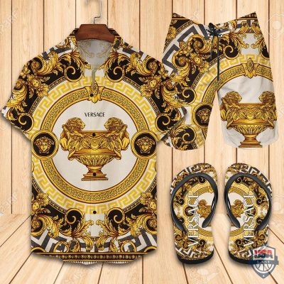 Versace Hawaiian Shirt Beach Short 01 - Hot Sale 2025