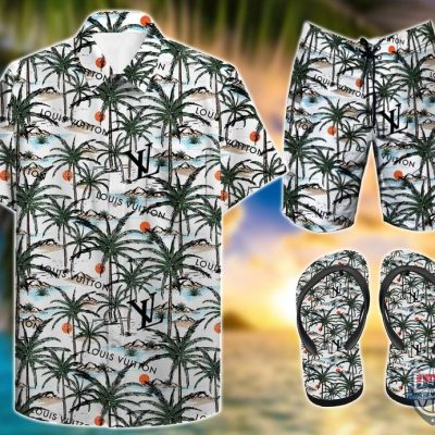 Louis Vuitton Combo Hawaiian Shirt And Short 35 - Hot Sale 2025