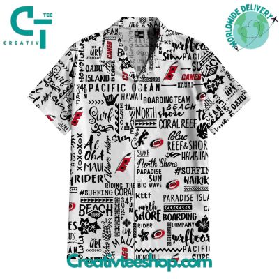 Carolina Hurricanes Storm Surge Hawaiian Set - Teesmith