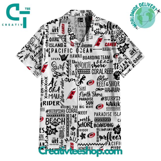 Carolina Hurricanes Storm Surge Hawaiian Set - Teesmith