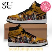 Queen Band Art Nike Air Jordan 1 High Top Sneaker -Soulcals.com