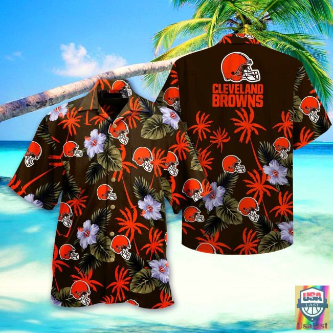 Cleveland Browns Nfl Hawaiian Shirt Beach Short - Hot Sale 2025