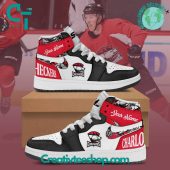 AHL Charlotte Checkers Air Jordan 1 Sneakers - soulcals.com