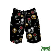 S9biniqy 139 Guns N Roses Coconut Black Flip Flops And Combo Hawaiian Shirt Shorts.jpg - demo10