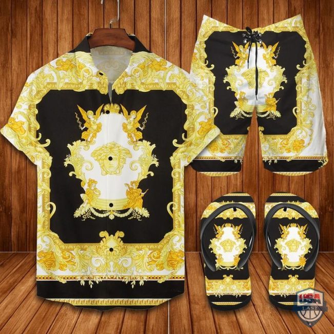 Versace Hawaiian Shirt Beach Short 03 - Hot Sale 2025
