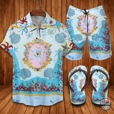 Versace Hawaiian Shirt Beach Short 07 - Hot Sale 2025