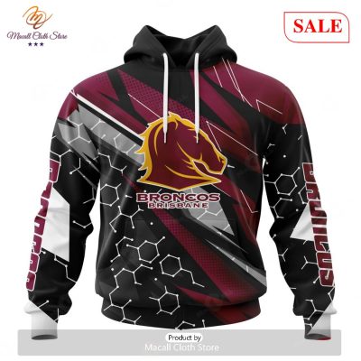 SALE NRL Personalized Brisbane Broncos Special Motocross Design Hoodie Sweatshirt 3D -soulcals