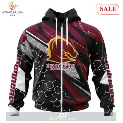 SALE NRL Personalized Brisbane Broncos Special Motocross Design Hoodie Sweatshirt 3D -soulcals