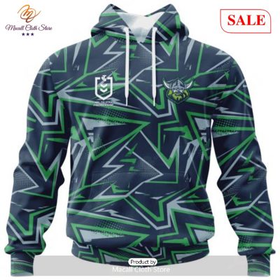 SALE NRL Personalized Canberra Raiders Special Abstract Design Hoodie Sweatshirt 3D -soulcals