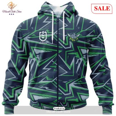 SALE NRL Personalized Canberra Raiders Special Abstract Design Hoodie Sweatshirt 3D -soulcals
