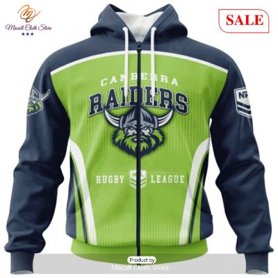 SALE NRL Personalized Canberra Raiders Special Sideline Design Hoodie Sweatshirt 3D -soulcals