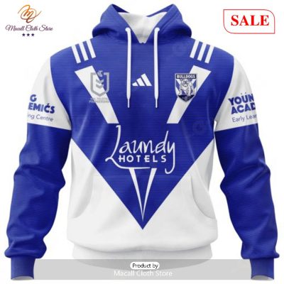 SALE NRL Personalized Canterbury-Bankstown Bulldogs Special Heritage 1 Design Hoodie 3D -soulcals