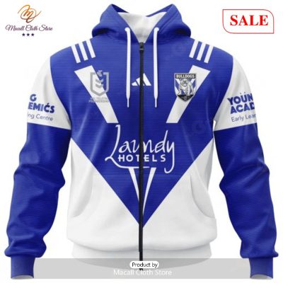 SALE NRL Personalized Canterbury-Bankstown Bulldogs Special Heritage 1 Design Hoodie 3D -soulcals