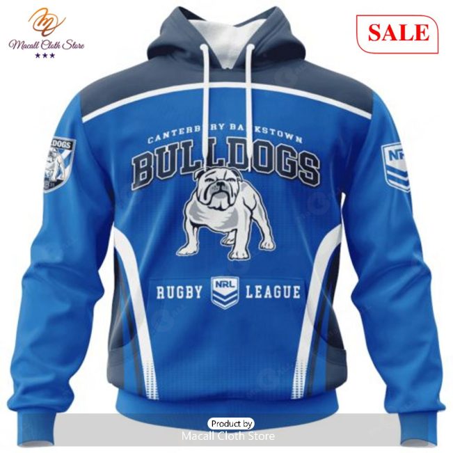 SALE NRL Personalized Canterbury-Bankstown Bulldogs Special Sideline Design Hoodie Sweatshirt 3D -soulcals