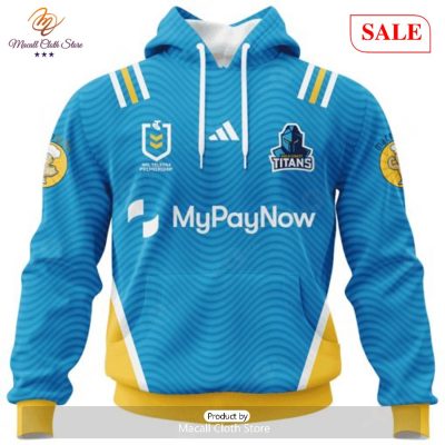 SALE NRL Personalized Gold Coast Titans Special Heritage 1 Design Hoodie Sweatshirt 3D -soulcals