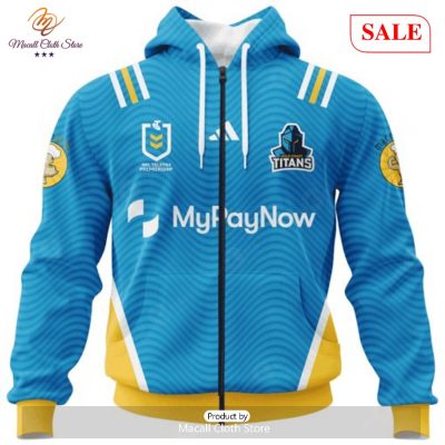 SALE NRL Personalized Gold Coast Titans Special Heritage 1 Design Hoodie Sweatshirt 3D -soulcals