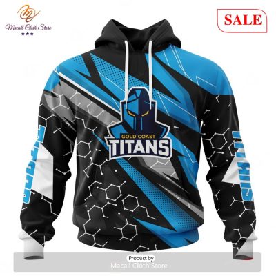 SALE NRL Personalized Gold Coast Titans Special Motocross Design Hoodie Sweatshirt 3D -soulcals