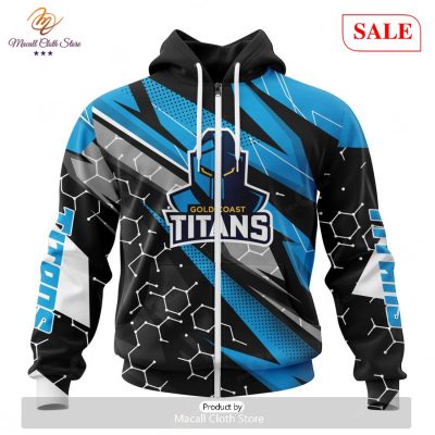 SALE NRL Personalized Gold Coast Titans Special Motocross Design Hoodie Sweatshirt 3D -soulcals