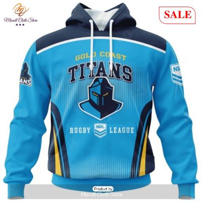 SALE NRL Personalized Gold Coast Titans Special Sideline Design Hoodie Sweatshirt 3D -soulcals