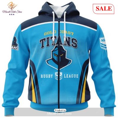 SALE NRL Personalized Gold Coast Titans Special Sideline Design Hoodie Sweatshirt 3D -soulcals