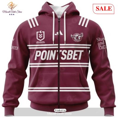 SALE NRL Personalized Manly Warringah Sea Eagles Special Heritage 1 Design Hoodie Sweatshirt 3D -soulcals