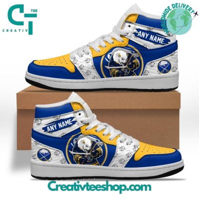 NHL Buffalo Sabres Special Team Mascot Design Air Jordan 1 Sneaker - soulcals.com