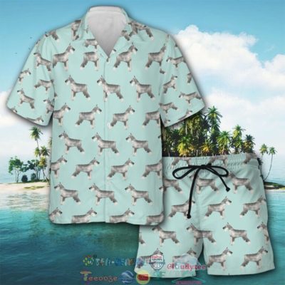 Miniature Schnauzer Cute Art Hawaiian Shirt And Shorts - Hot Sale 2025