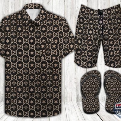 Gucci Set Hawaiian Shirt Beach Short 12 - Hot Sale 2025