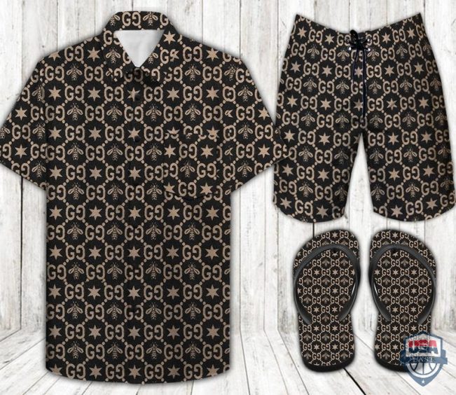 Gucci Set Hawaiian Shirt Beach Short 12 - Hot Sale 2025